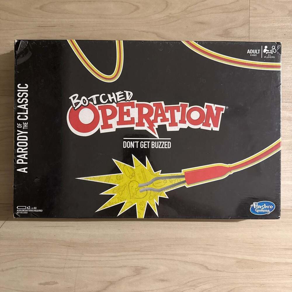 Hasbro Gaming Botched Operation Board Game, A Parody of the Classic